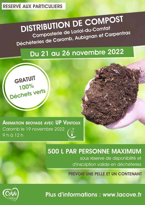 Distribution gratuite de compost 2022